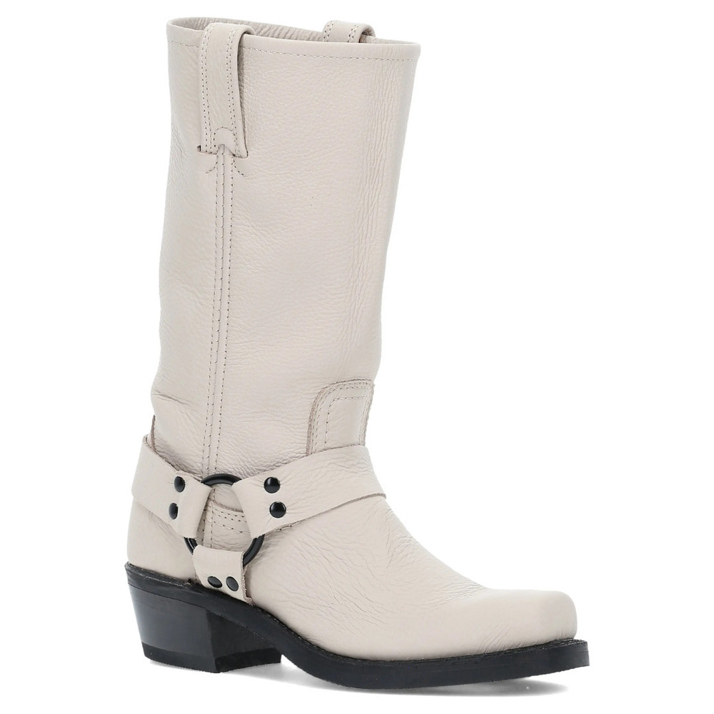 Frye Harness 12R Stone Leather Moto Boots New In Box NWT - Picture 14 of 14